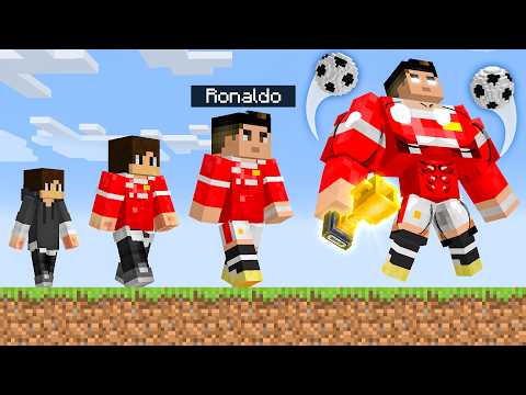 Minecraft, But I Become RONALDO!