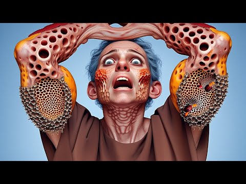 ASMR Man Hand Treatment Insects, Bees & worm Cleaning  | severely injured animation | Unmute asmr