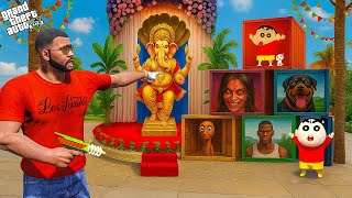 GTA V : Franklin & Shinchan Opens Every Mystery Containers From Ganesh In GTA 5 Telugu | #gta5
