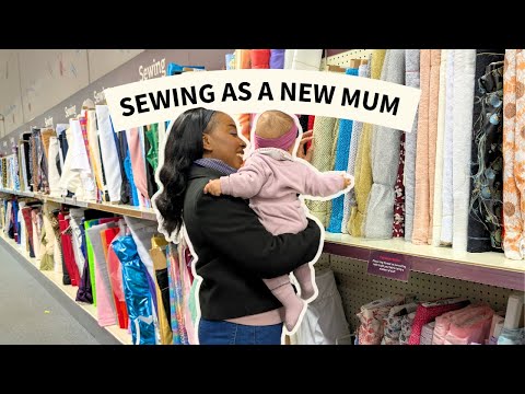 How I Manage Sewing with a Baby at Home
