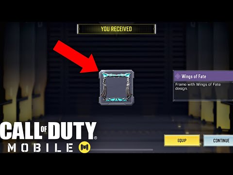 Call of Duty Mobile - HOW TO GET FREE EPIC WINGS OF FATE AVATAR FRAME!