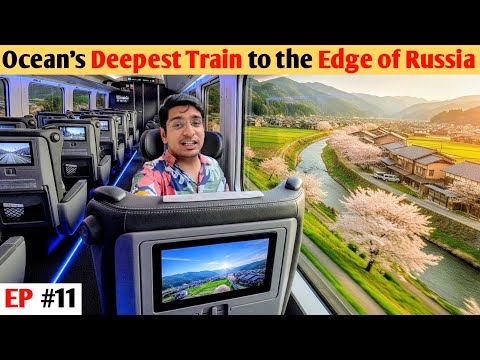 UnderWater Bullet Train to a Japanese Village Near Russia 🇯🇵🇷🇺‼️