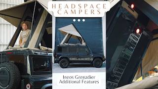 Ineos Grenadier Additional Features - Headspace Campers Roof Conversion