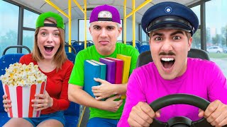 TIPOS DE PERSONAS EN EL BUS !!