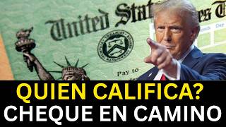 Cheque de $600 por persona - Hasta $2,400 por familia en camino