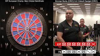 IDF European Champ. Cricket Men SemiFinale / 
Krcmar Boris (CRO) VS Ozbolt Danijel (CRO)