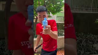 LNS - Gun prank with my brother 🔫💦 #shorts