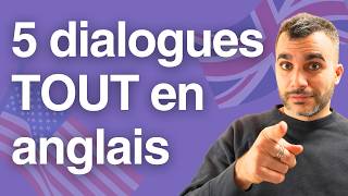 5 dialogues en anglais américain et britannique | Niveau débutant | Spécial compréhension orale