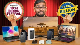 Best Deals on Smartphones, Laptops & TVs! Flipkart Big Billion Days & Amazon Festive Sale 2025