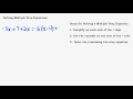 Mastering Multi-Step Equations with Variables on Both Sides