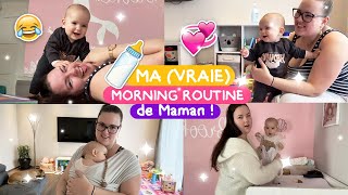 Ma (Vraie) MORNING ROUTINE de MAMAN 👶🏻 (Sans Filtre 😅)