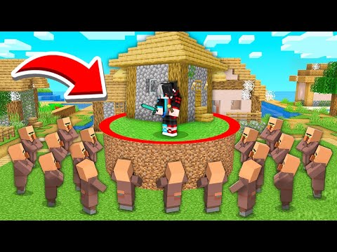 Evil Villagers DIVIDE The Village Into a CIRCLE in Minecraft