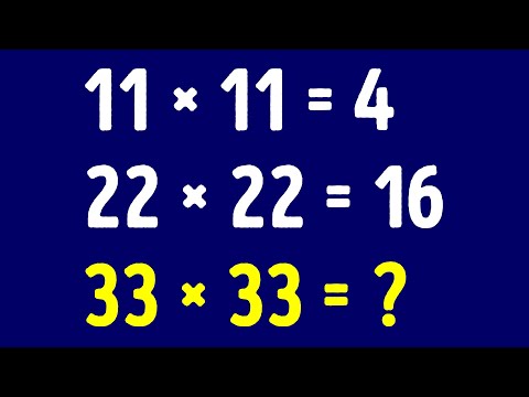 31個專門為不喜歡數學的你而準備的簡易謎題 - YouTube