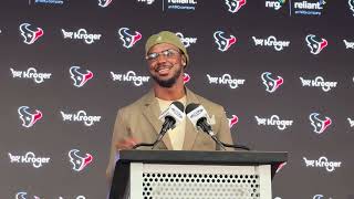 Texans Azeez Al-Shaair talking about his 3-yr extension to remain in Houston. 