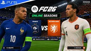 FRANCE vs NETHERLANDS | FC 26 Online Seasons Gameplay | Why Seasons Is More Fun Than Ultimate Team!