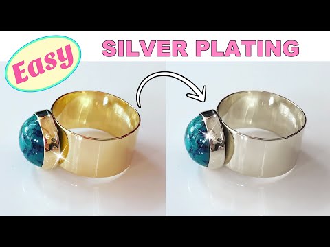 Easy Silver Plating At Home That Takes seconds! Jewelry Making Tutorial