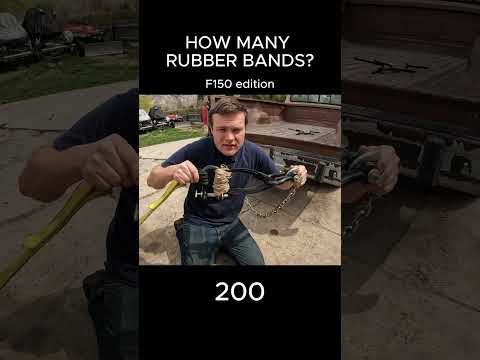 F150 VS Rubber Bands! #shorts #ford