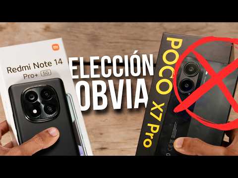 POCO X7 Pro vs Redmi Note 14 Pro+ 5G: LA DIFERENCIA ES BRUTAL