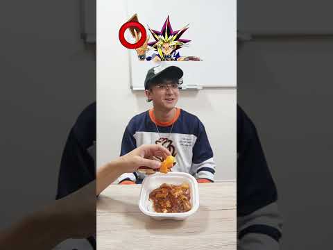 アニメの"髪型"当てないとラー油が増やされる地獄の麻婆丼!!Guess the anime character's hair!!#shorts #funny #きょんくま