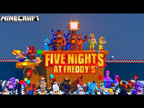TESTEI MODS DE FIVE NIGHTS AT FREDDY'S no MINECRAFT 😱