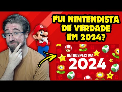 Fui NINTENDISTA de VERDADE em 2024? Veja a minha restrospectiva Nintendo de tudo que joguei