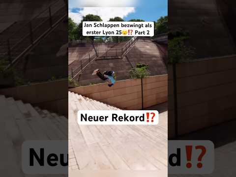 Jan Schlappen springt den größten Flip im Parkour⁉️#freerunningschlappen #jump