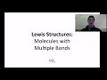 Lewis Structures and Bonding Concepts