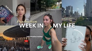 Productive Week in My Life 🏃‍♀️ Half-Marathon Training, Book Review & Reconnecting with Old Hobbies!