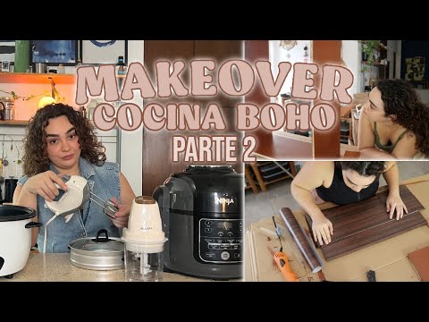 Mueble para cocina DIY 💙🪴☀️ MAKEOVER COCINA pt. 2