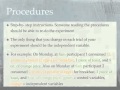 Understanding the Scientific Method