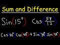 Trigonometric Identities and Formulas