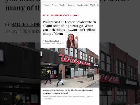 Walgreens CFO: “Maybe we cried too much last year over theft”