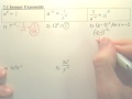 Exploring Integer Exponents in Algebra
