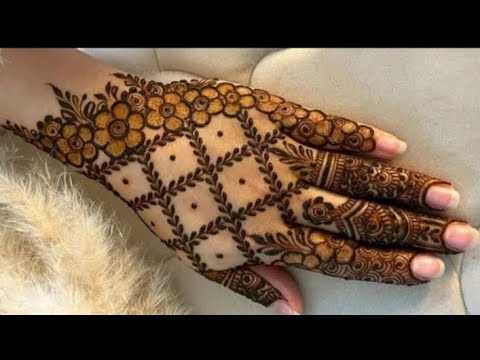 Latest mehndi checks design step by step for beginners | types of grid  netting p… | Latest bridal mehndi designs, Mehndi designs for beginners,  Basic mehndi designs