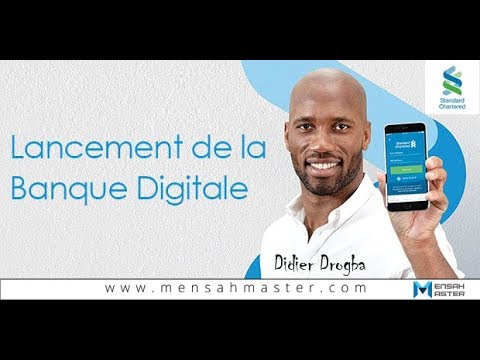 Didier Drogba - Cérémonie du lancement de la Banque Digitale