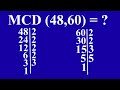Cálculo del MCD y Descomposición Factorial
