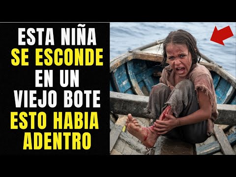 Niña de 8 Años Se Esconde en un Viejo Bote para Salvar su Vida y Amanece en una Isla. Esto Encontró