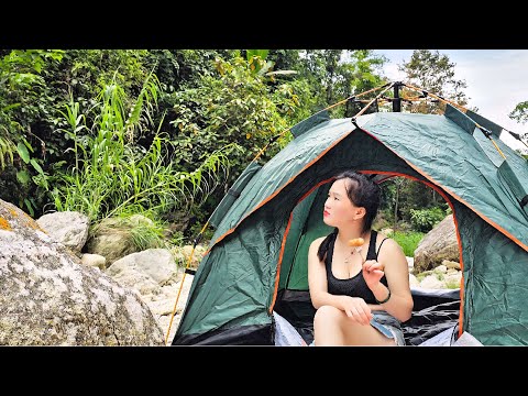 Camping in the stream Relaxing, cool sounds of nature