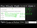 Comparing and Converting Fractions
