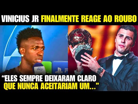 🚨 OLHA A REAÇÃO DO VINICIUS JR ao ROUBO DA BOLA DE OURO HOJE!