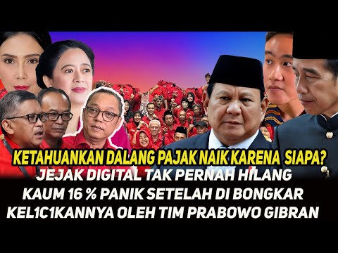 Fakta !! Yang Setujui PPN naik 12% siapa ? Malah Lempar Kesalahan ke Presiden. Jejak Digital ada Bos