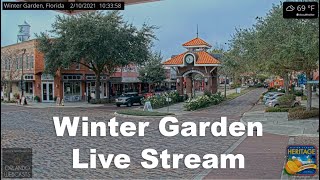 Winter Garden, Florida Downtown Live Webcam