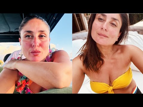 Kareena Kapoor Looking Gorgeous In Bikini Looks From Vacation