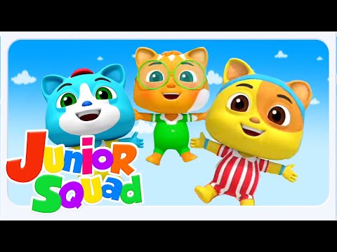 Cinco Pequenos Gatinhas e Mais Desenhos de Rimas por Junior Squad