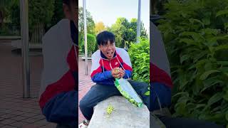 The FASTEST way to MAKE FRIED CATERPILLARS! #shorts #mingweirocks
