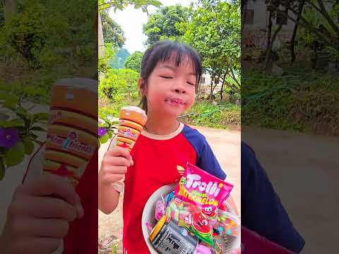 KEM ỐC NGON TUYỆT,eclairs 🍬 aur pulse candy #jelly#lollipop#centerfresh#kinderjoy#grappes#shortfeed