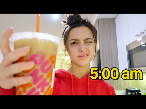 waking up at 5am every day for a week...