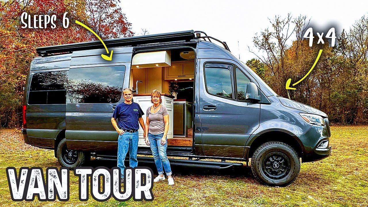 Most Detailed Build – Rugged Exterior With Relaxing Interior Vibes | Sprinter 4×4 Camper Van