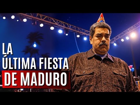 Miraflores sin gente: la última fiesta de Maduro
