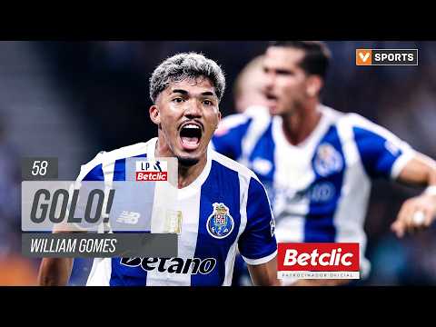 Gol William Gomes Para el equipo FC Porto Contra Moreirense en el minuto 58